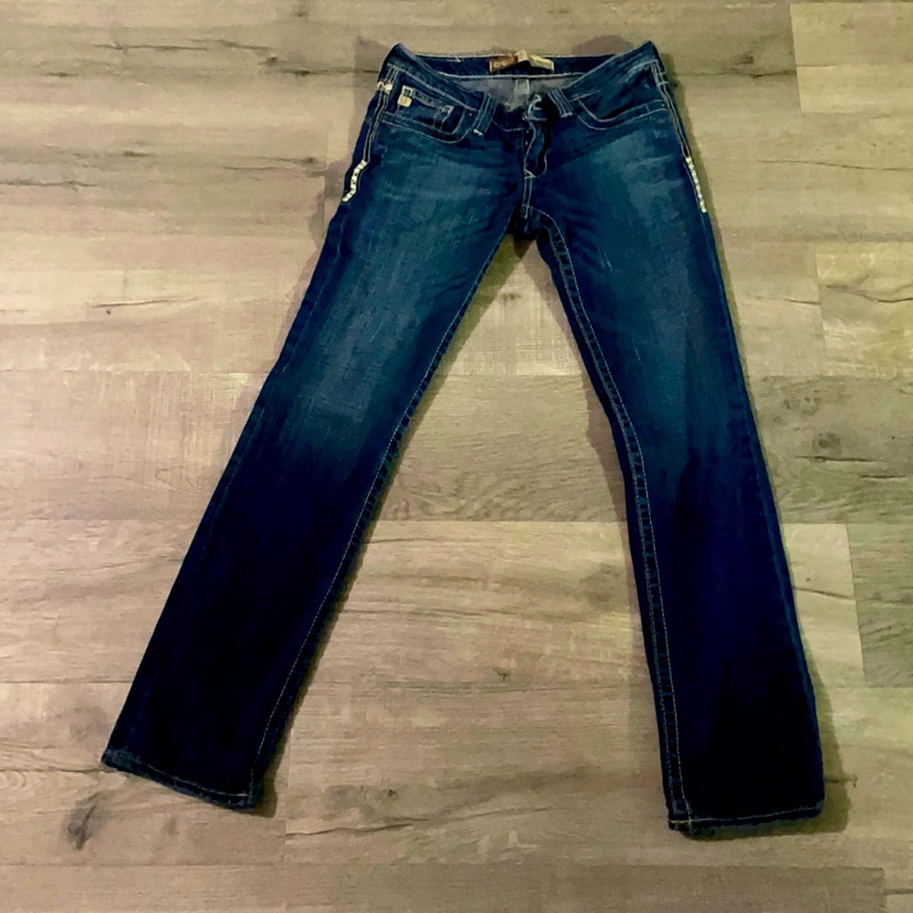 Big Star Sweet Straight Ultra- Low Rise Jeans